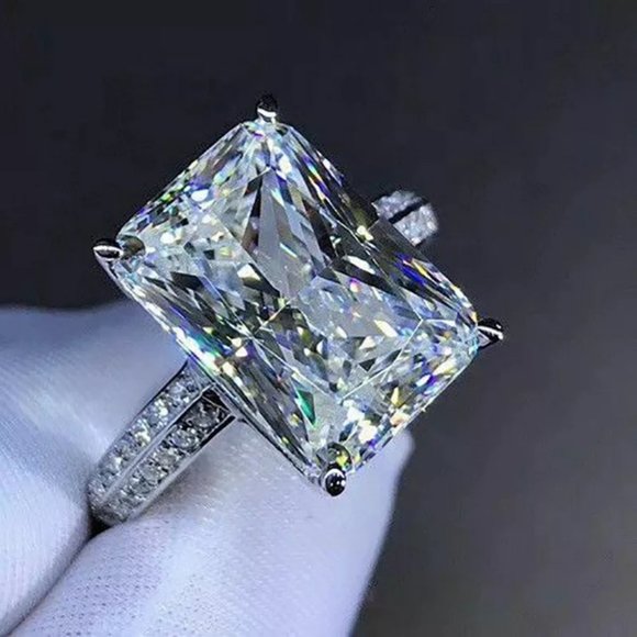 undefined Jewelry - New 19Mm Square Crystal Big Stone Ring